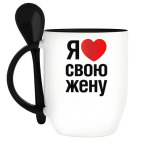 Кружка с ложкой