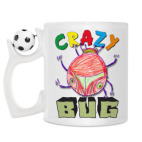 Кружка с футбольным мячиком