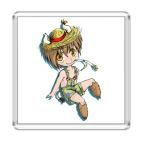 Магнит 6.5 x 6.5 см Телец