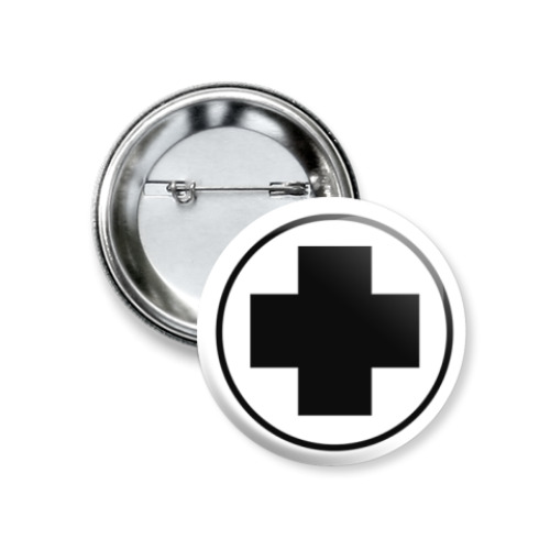 Значок 37мм с принтом  Medic