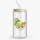 Банка с бамбуковой крышкой