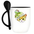 Кружка с ложкой