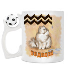 Кружка с футбольным мячиком