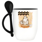 Кружка с ложкой