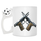Кружка с футбольным мячиком