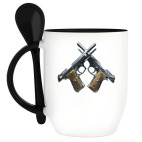 Кружка с ложкой