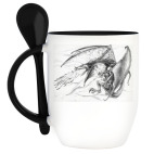 Кружка с ложкой