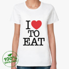 Женская футболка органик