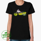 Женская футболка органик