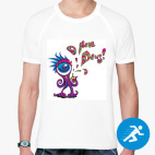 Мужская спортивная футболка