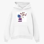 Толстовка худи оверсайз