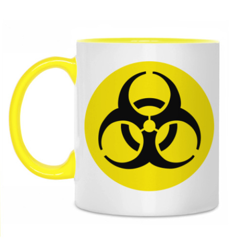 Кружка с принтом BioHazard