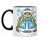 Кружка двухцветная