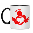 Кружка двухцветная