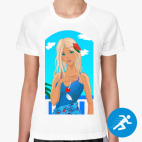 Женская спортивная футболка