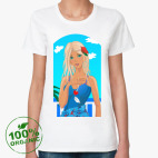 Женская футболка органик