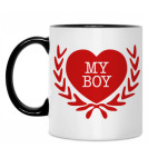 Кружка двухцветная