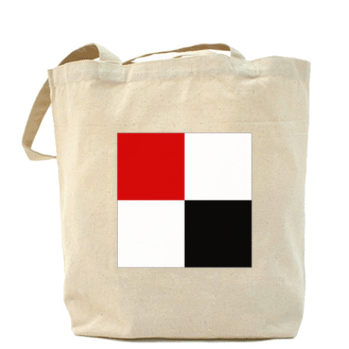 Сумка шоппер с принтом  «WBR»