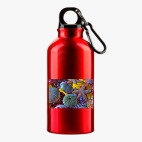 Металлическая бутылка 400 мл UV-DTF