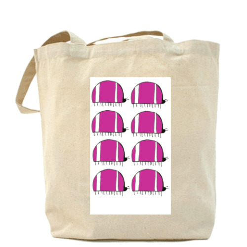 Сумка шоппер с принтом жукашки