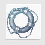 Море винтаж спасательный круг