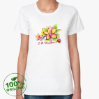 Женская футболка органик