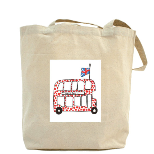 Сумка шоппер с принтом England