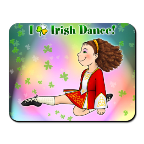 Коврик для мыши с принтом Irish Dance