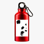 Металлическая бутылка 400 мл UV-DTF