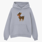 Толстовка худи оверсайз