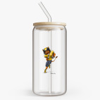 Банка с бамбуковой крышкой