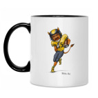 Кружка двухцветная