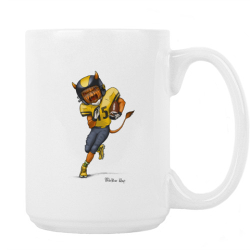 Кружка с принтом Тыква Американский футбол