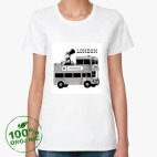 Женская футболка органик