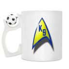 Кружка с футбольным мячиком