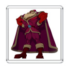 Магнит 6.5 x 6.5 см Могучий санта