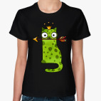 Зелёная кошка лягушка ждёт свою любовь