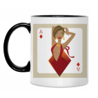 Кружка двухцветная