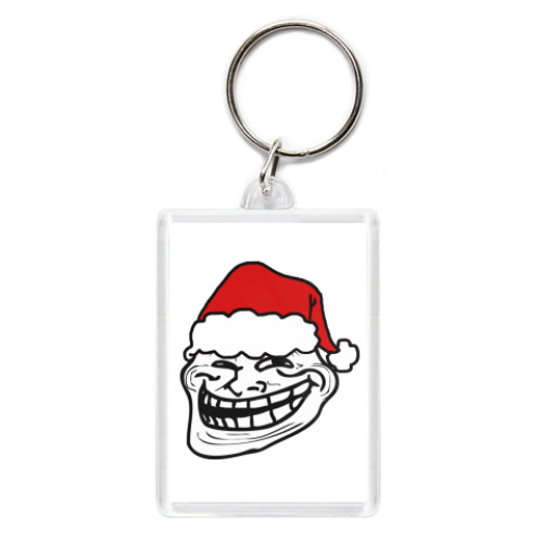 Брелок с принтом Trollface