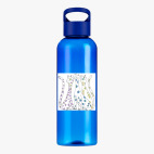 Прозрачная спортивная бутылка