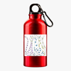 Металлическая бутылка 400 мл UV-DTF