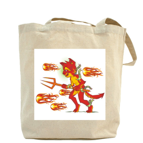 Сумка шоппер с принтом ангелы&демоны