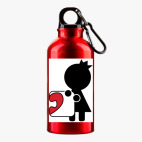 Металлическая бутылка 400 мл UV-DTF