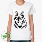 Женская футболка органик