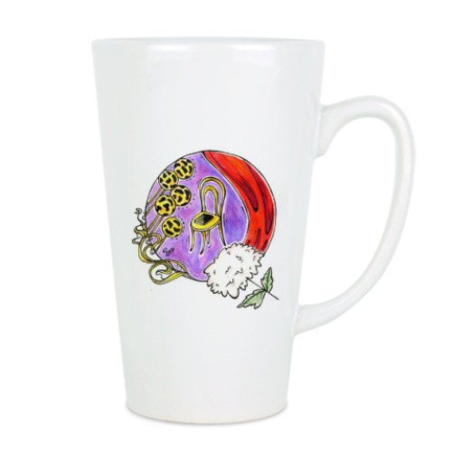 Чашка Латте с принтом Виктюк