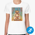 Женская спортивная футболка