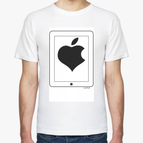 Футболка с принтом  LovePad