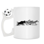 Кружка с футбольным мячиком