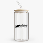 Банка с бамбуковой крышкой