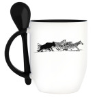 Кружка с ложкой